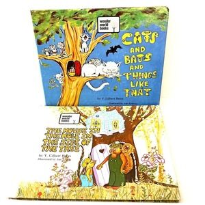 Wonder World Books Cats and Bats / House in the Hole Lot